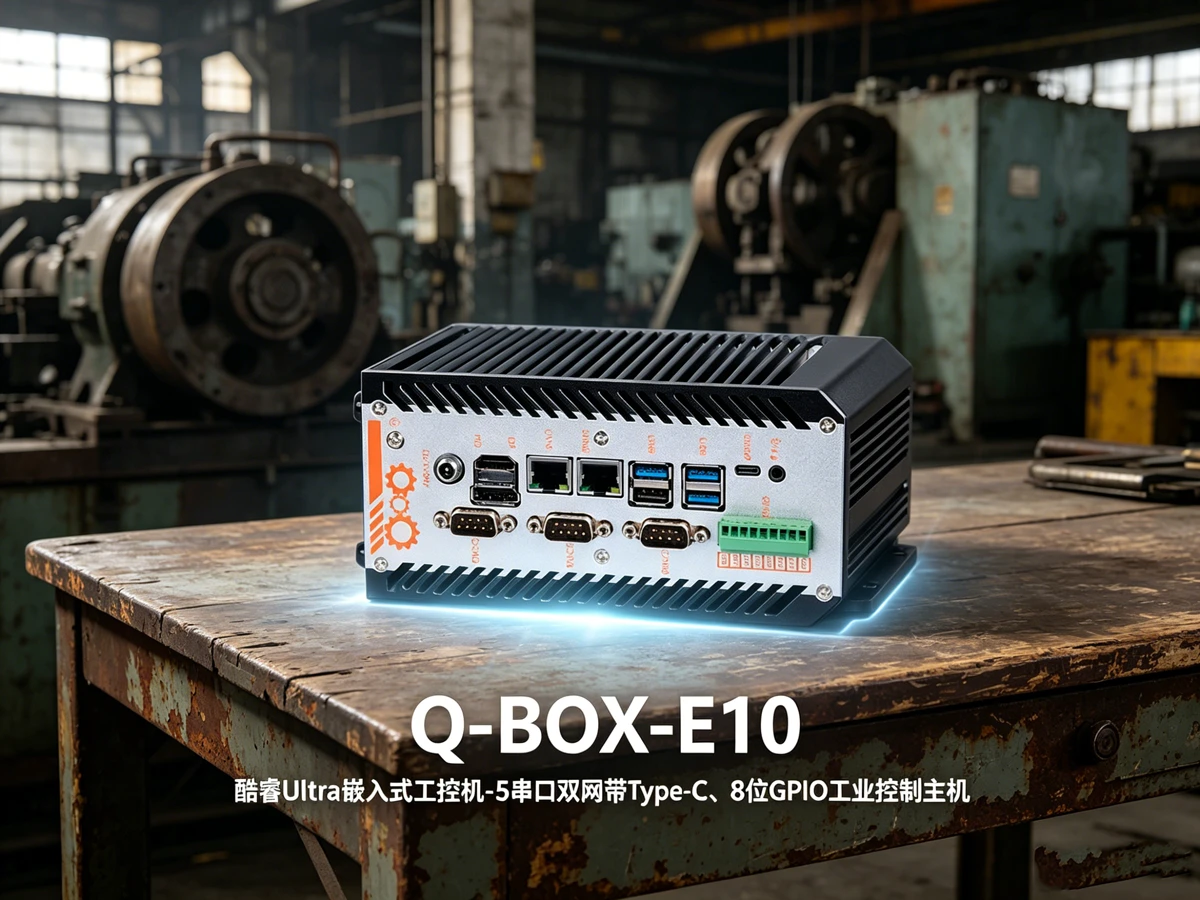 Q-BOX-E10EL643AW视觉检测工控机