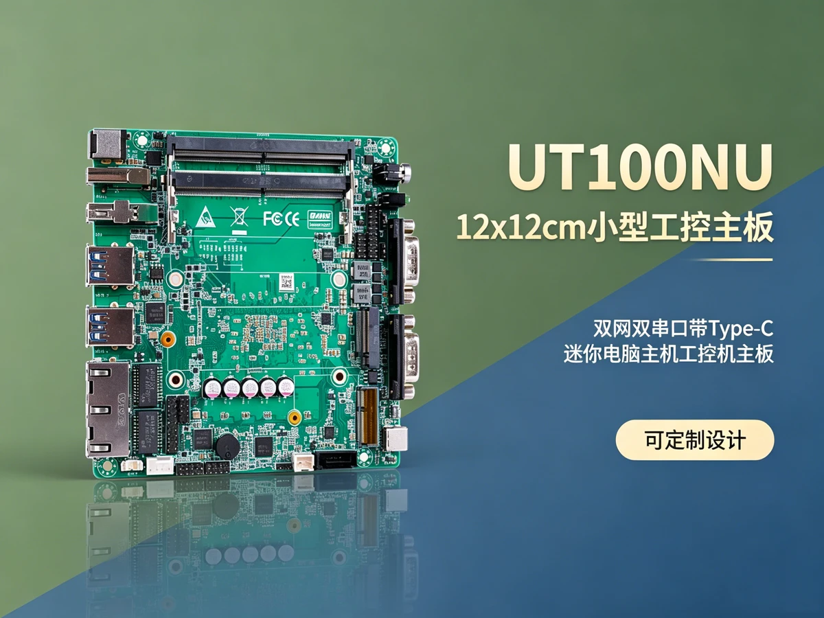 UT100NU工控主板，机器视觉ai检测应用