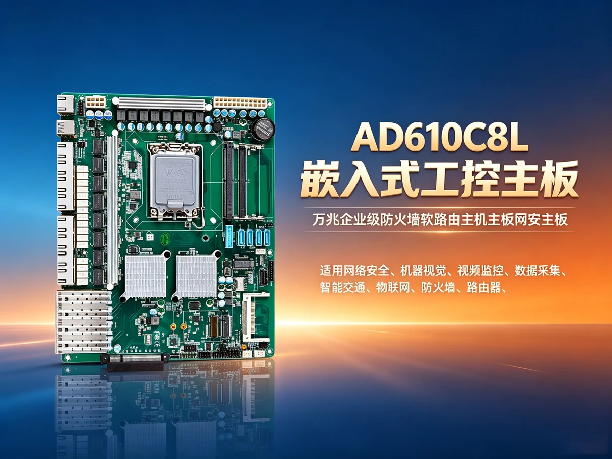 AD610C8L机器人视觉控制工控主板