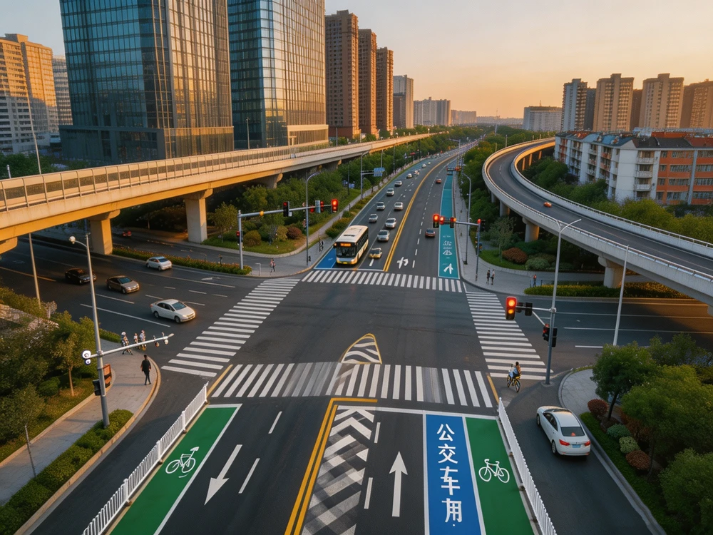 主干道复杂路口 主干道复杂路口