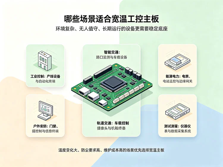 哪些应用场景适合选用宽温工控主板