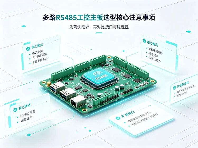 多路RS485工控主板选型核心注意事项 多路RS485工控主板选型核心注意事项