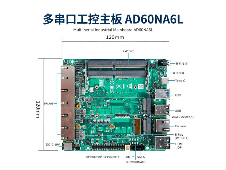 多串口工控主板