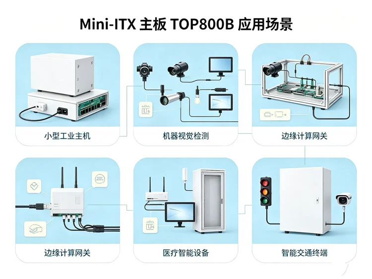Mini-ITX工控主板应用场景 Mini-ITX工控主板应用场景