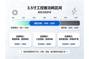 3.5寸工控板与Mini-ITX主板的功耗对比：提供待机+满载能耗实测