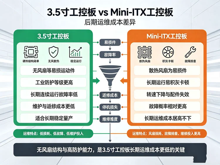 3.5寸主板与miniitx主板的配套配件成本差异 3.5寸主板与miniitx主板的配套配件成本差异
